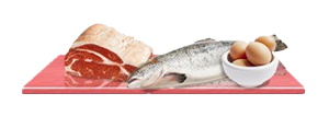 Fleisch und Fisch, Eier